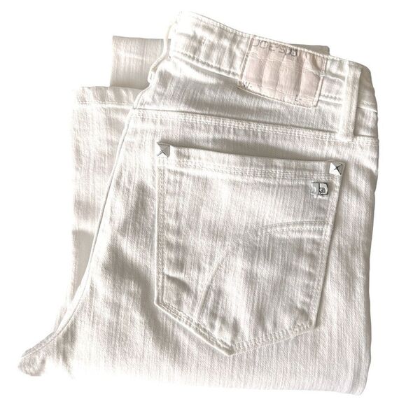 JOE’S Women’s Mid Rise Fit Flare Legs White Jeans Fit Musa Jenny Style Sise 26 - Picture 8 of 9